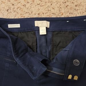 LOFT outlet Sz 2P Modern Skinny Ankle Navy Pant